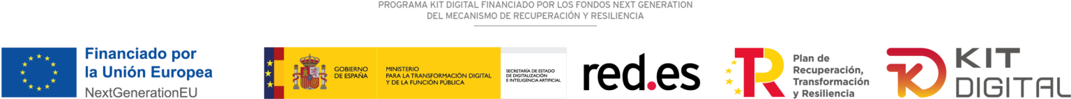 Imagen informativa sobre la ayuda a la digitalización financiada por fondos europeos.